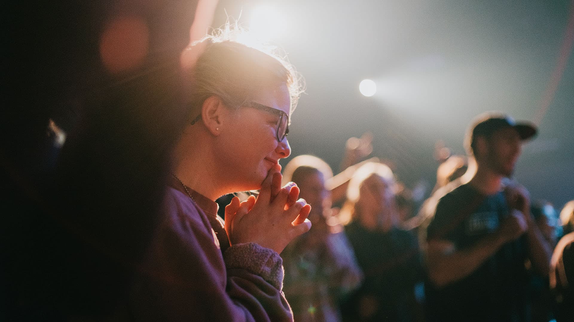 Person praying